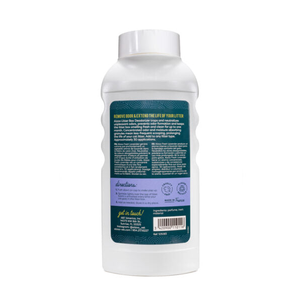 ALZOO Cat Litter Box Deodorizer — Fresh Lavender, 26 oz