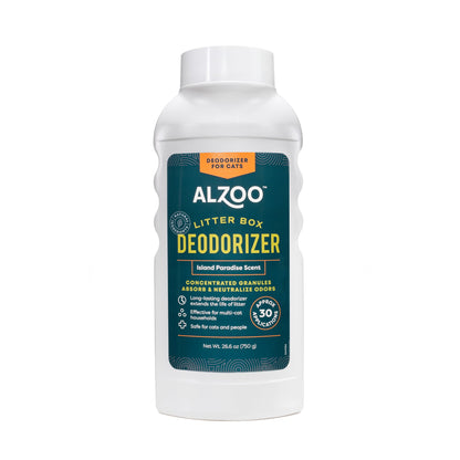 ALZOO Cat Litter Box Deodorizer — Island Paradise, 26 oz