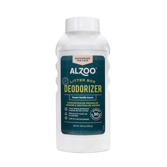 ALZOO Cat Litter Box Deodorizer — Sweet Vanilla, 26 oz