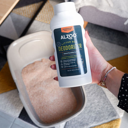 ALZOO Cat Litter Box Deodorizer — Island Paradise, 26 oz