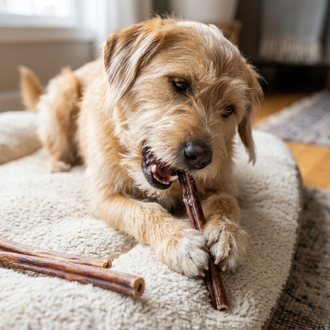 Wild Wolf 12" Angus Bully Sticks — 100% Natural Grass-Fed Dog Chews
