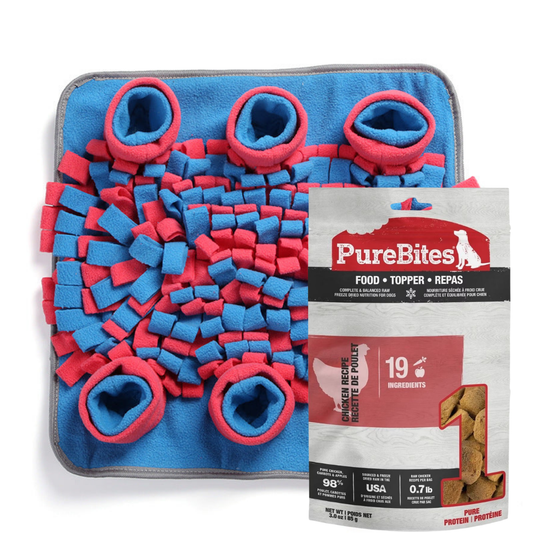Snuffle Mat + PureBites Chicken Food Topper Bundle