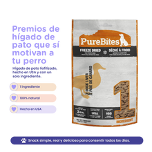 PureBites Duck Liver Freeze-Dried Dog Treats — Single Ingredient, 2.6 oz