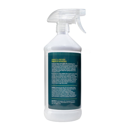 ALZOO Indoor Training Spray for Dogs — Lemongrass & Cinnamon, 32 oz