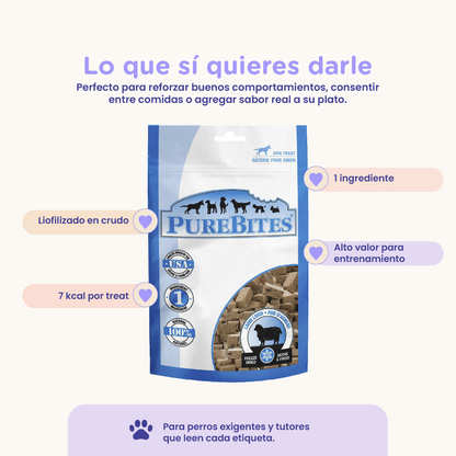 PureBites Lamb Liver Dog Treats — Single Ingredient, 3.35 oz
