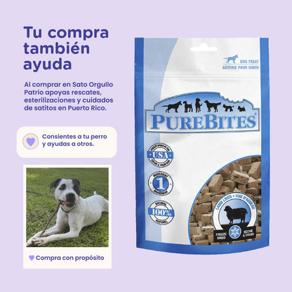 PureBites Lamb Liver Dog Treats — Single Ingredient, 3.35 oz