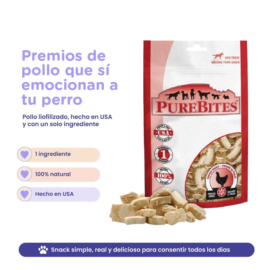 PureBites Chicken Freeze-Dried Dog Treats