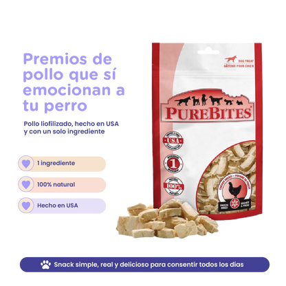 PureBites Chicken Freeze-Dried Dog Treats