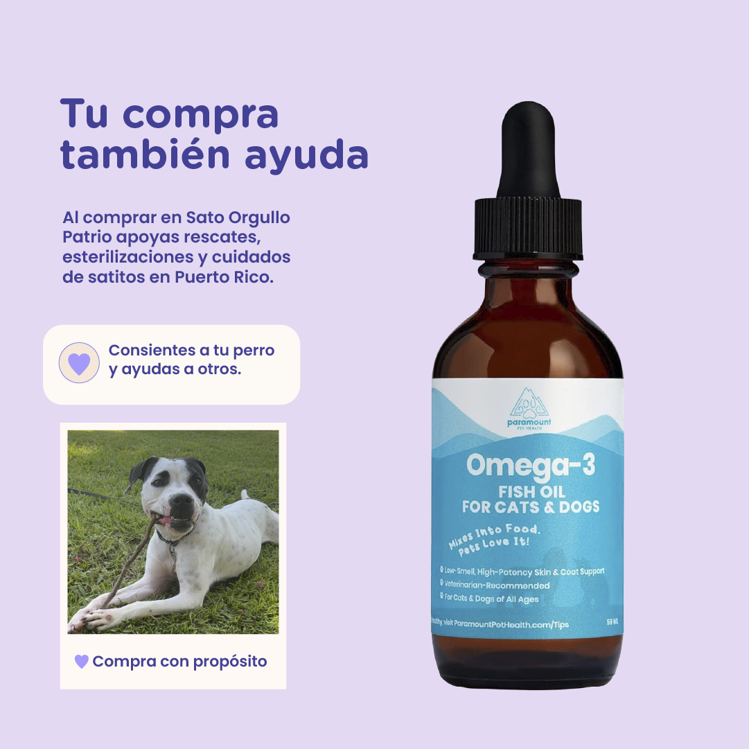 Paramount Pet Health Omega-3 Fish Oil Dog & Cat Supplement