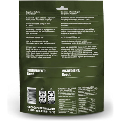 PureBites Beef Tenders Jerky Treats for Dogs 7.5 oz
