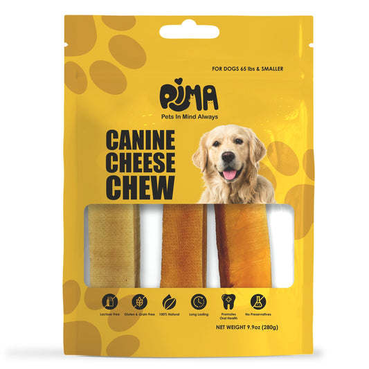 PIMA Canine Himalayan Cheese Chews — Mixed Large, 9.9 oz (3 Pack, Dogs Under 65 lbs)
