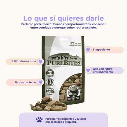 PureBites Beef Liver Freeze-Dried Dog Treats — Single Ingredient