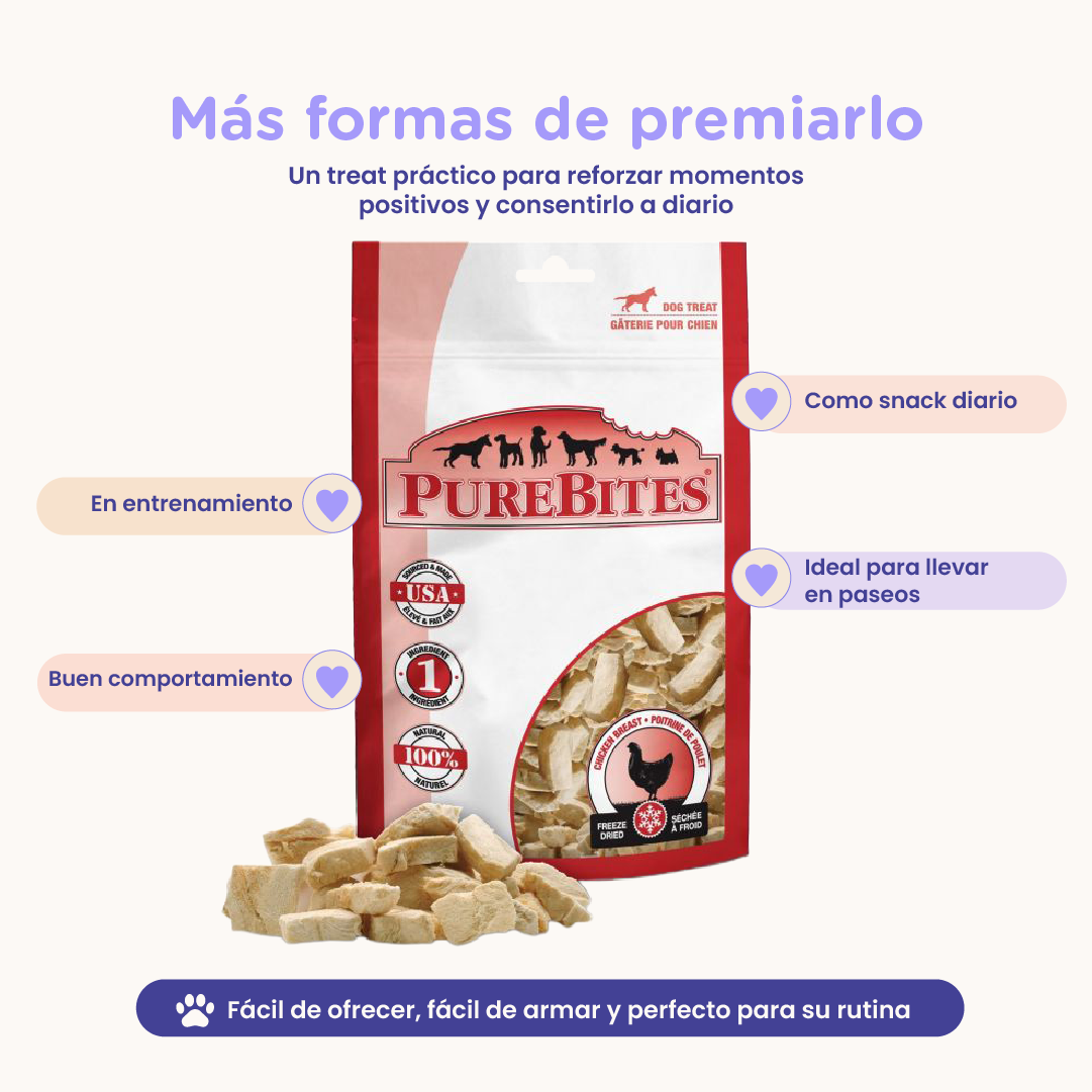 PureBites Chicken Freeze-Dried Dog Treats