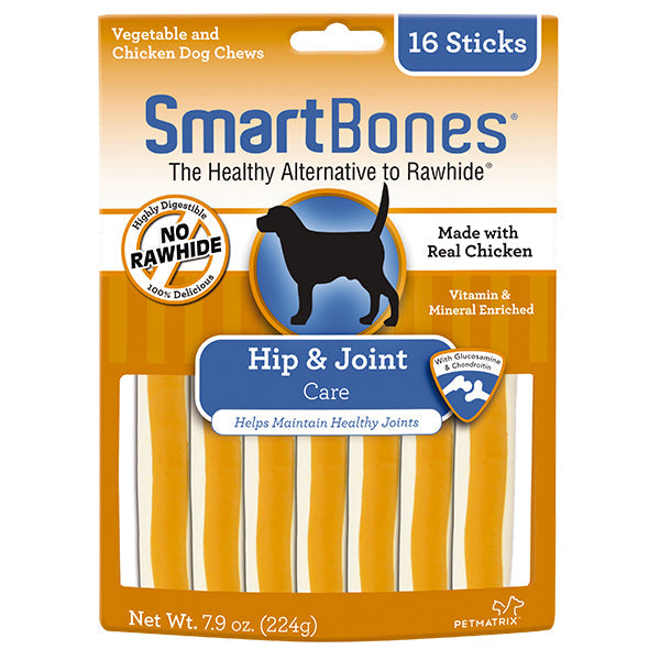 Smartbones Hip & Joint Care Chew Sticks for Dogs — 16 Count