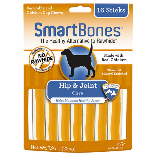 Smartbones Hip & Joint Care Chew Sticks for Dogs — 16 Count
