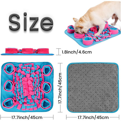 WOOZAPET Snuffle Mat — Interactive Slow Feeder & Enrichment Mat for Dogs