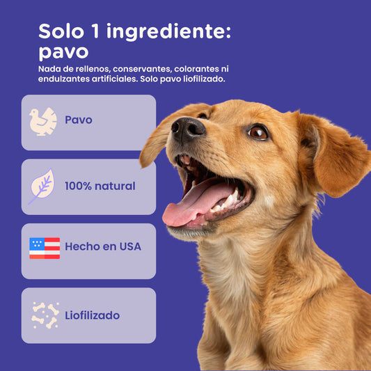 PureBites Turkey Freeze-Dried Dog Treats — Single Ingredient, 2.47 oz