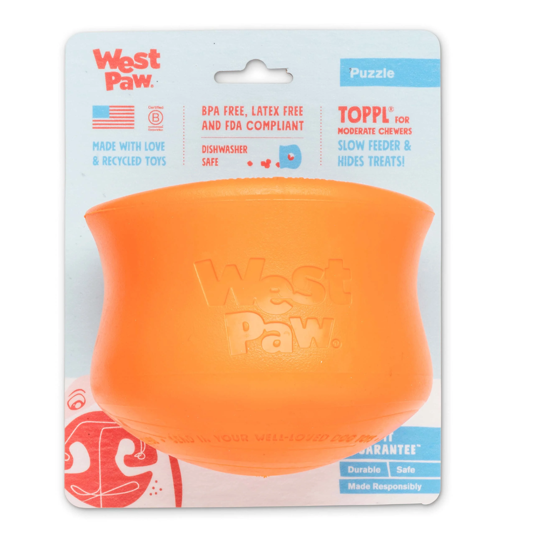 West Paw Zogoflex Toppl Treat Dispensing Puzzle Toy — X-Large