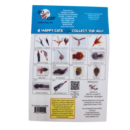 Go Cat Da Bird Refill — Da Octopus Lure Attachment