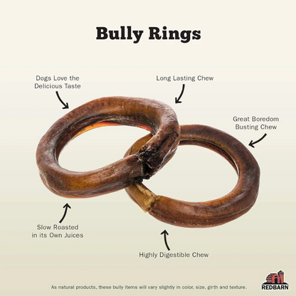 Redbarn Bully Ring for Dogs — Grass-Fed Beef Pizzle