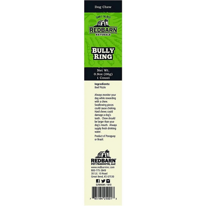 Redbarn Bully Ring for Dogs — Grass-Fed Beef Pizzle