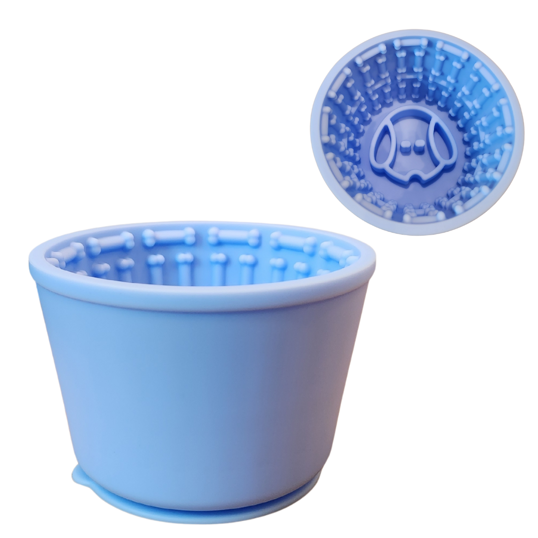 WOOZAPET Buddy Bowl Slow Feeder & Lick Bowl for Dogs