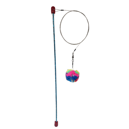 Go Cat Da Ball Crinkle Wand Cat Toy