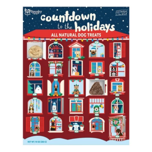 Spunky Pup Holiday Advent Calendar for Dogs — 25 Days of Treats