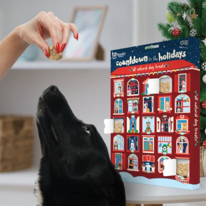 Spunky Pup Holiday Advent Calendar for Dogs — 25 Days of Treats