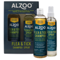 ALZOO Plant-based Flea & Tick Shampoo & Spray Kit