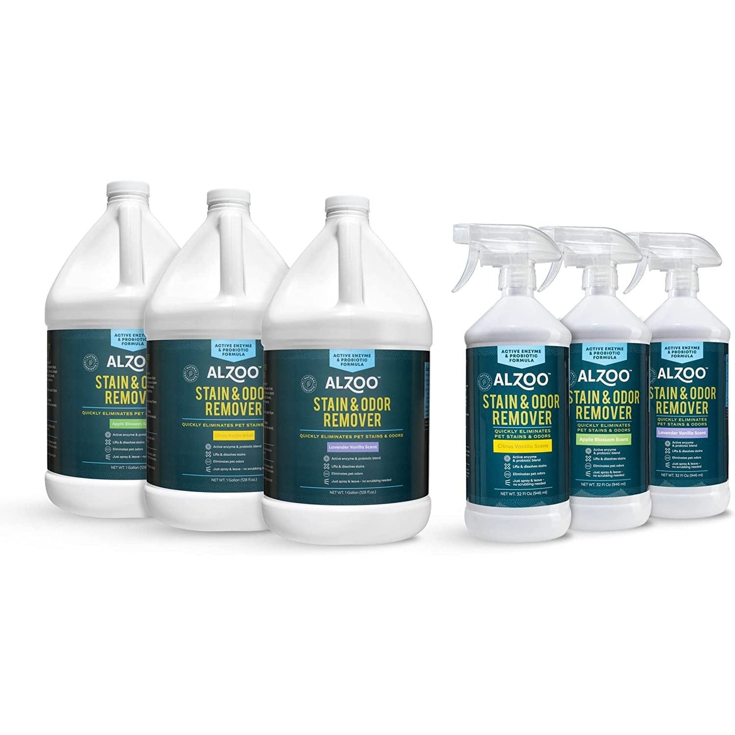ALZOO Stain & Odor Remover Spray — Citrus Vanilla