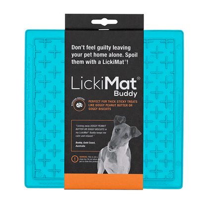 LickiMat Classic Buddy Slow Feeder Lick Mat for Dogs