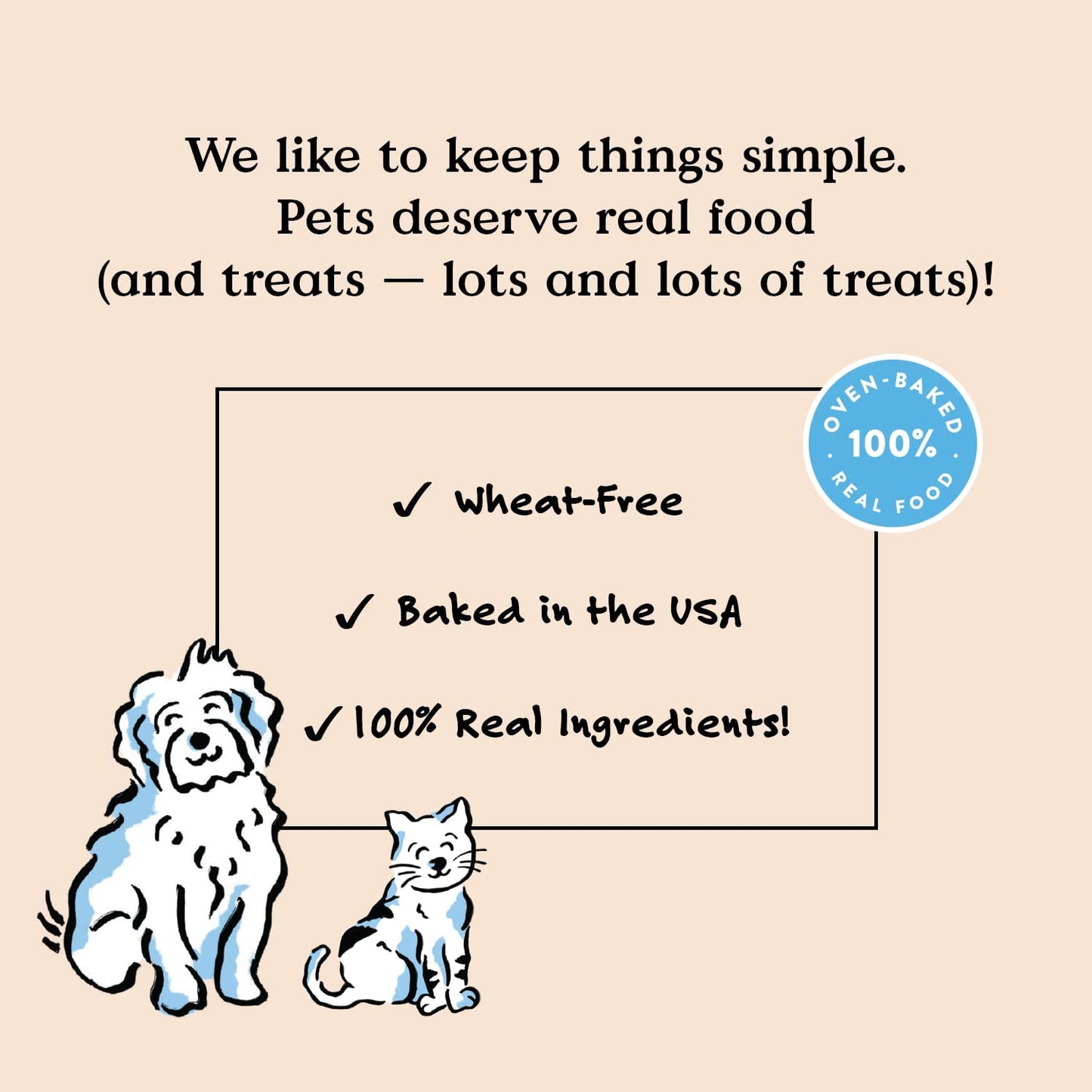 Bocce's Bakery Burgers & Fries All-Natural Dog Treats — 5 oz