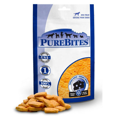 PureBites Cheddar Cheese Freeze-Dried Dog Treats — Single Ingredient