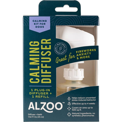 ALZOO All-Natural Calming Plug-In + Refill for Dogs