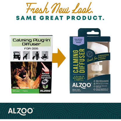 ALZOO All-Natural Calming Plug-In + Refill for Dogs