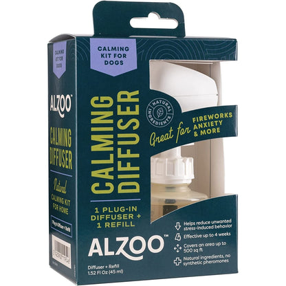 ALZOO All-Natural Calming Plug-In + Refill for Dogs