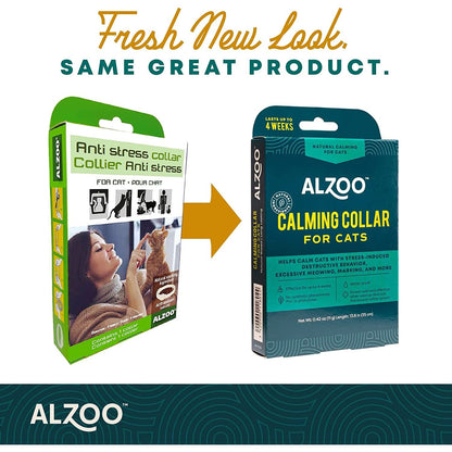 ALZOO All-Natural Calming Collar for Cats