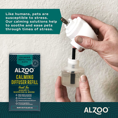 ALZOO All-Natural Calming Diffuser Refill for Cats