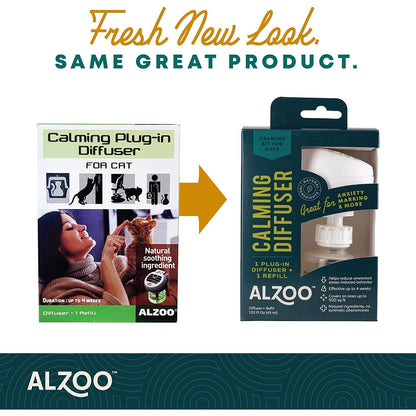 ALZOO All-Natural Calming Plug-In + Refill for Cats