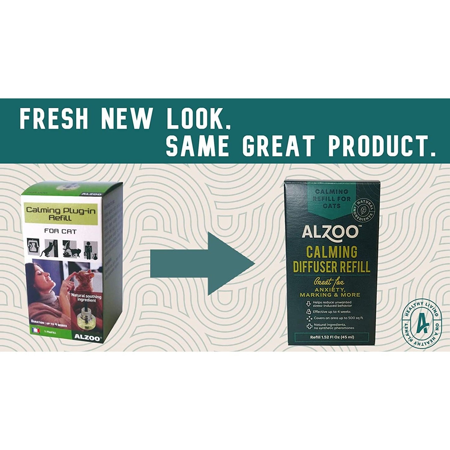 ALZOO All-Natural Calming Diffuser Refill for Cats