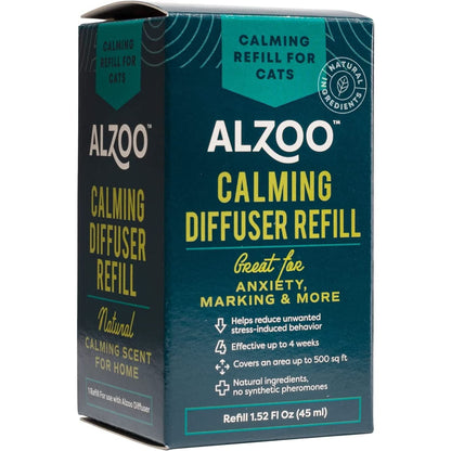 ALZOO All-Natural Calming Diffuser Refill for Cats