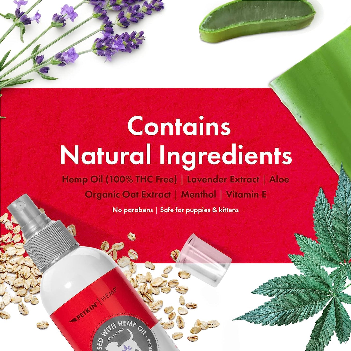 Petkin CBD Pet Itch Spray — Calming Lavender