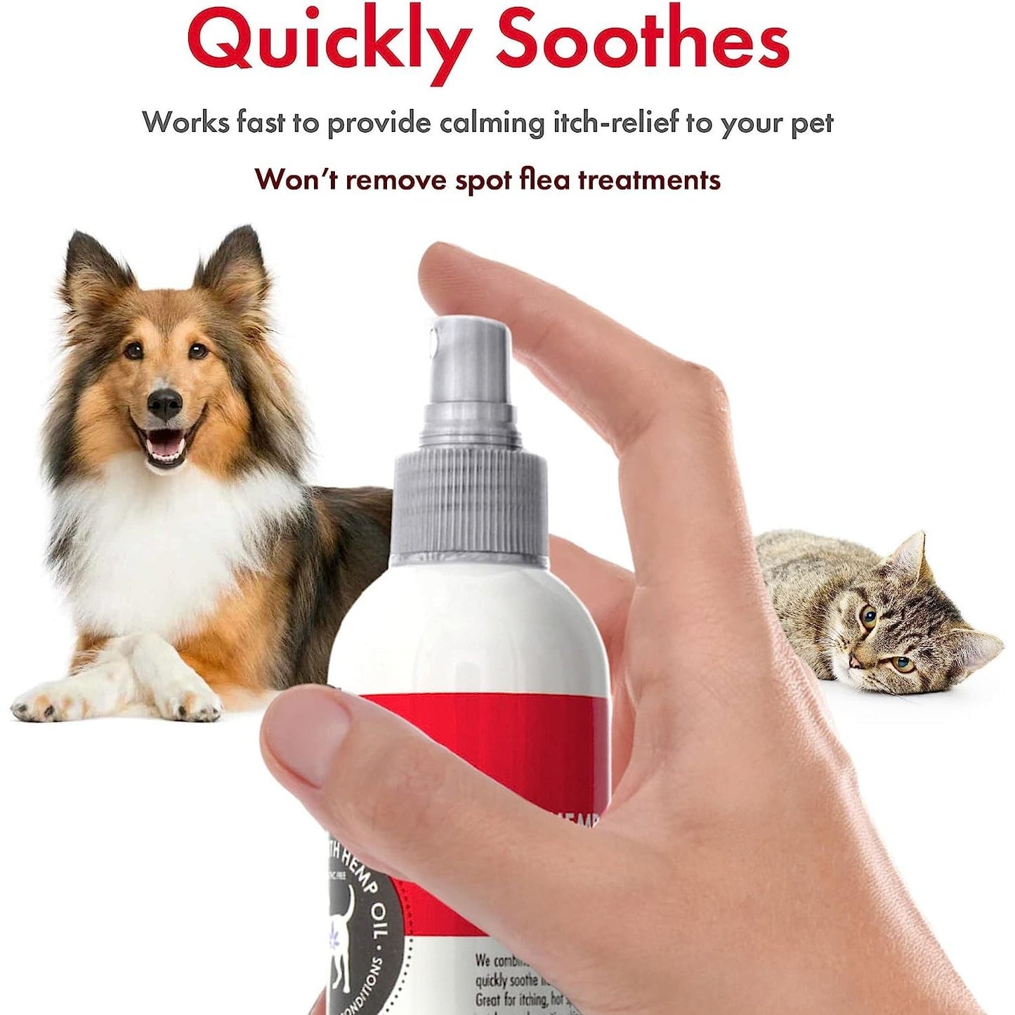 Petkin CBD Pet Itch Spray — Calming Lavender
