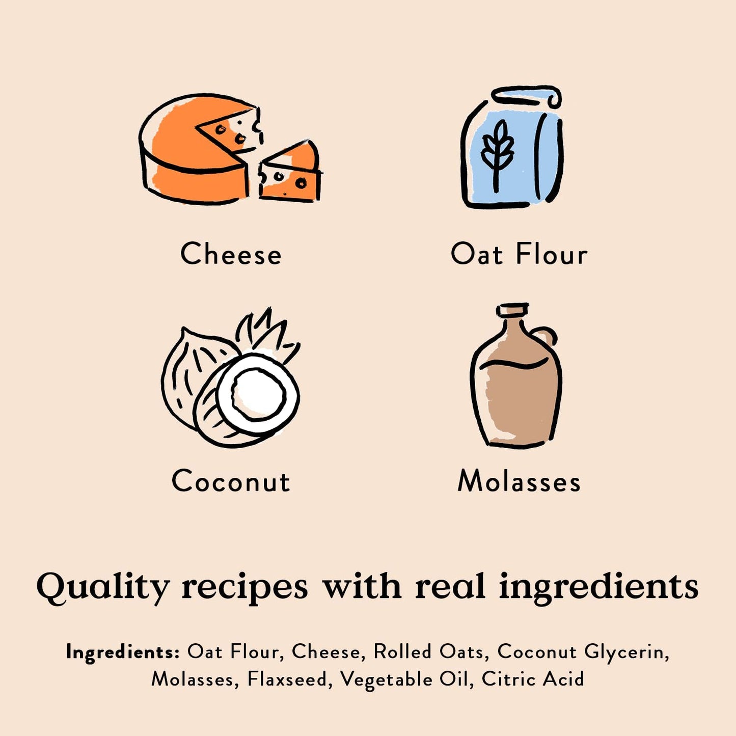 Bocce's Bakery Soft & Chewy Cheese Dog Treats — 6 oz