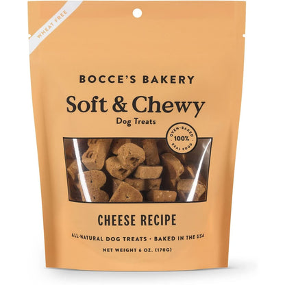 Bocce's Bakery Soft & Chewy Cheese Dog Treats — 6 oz