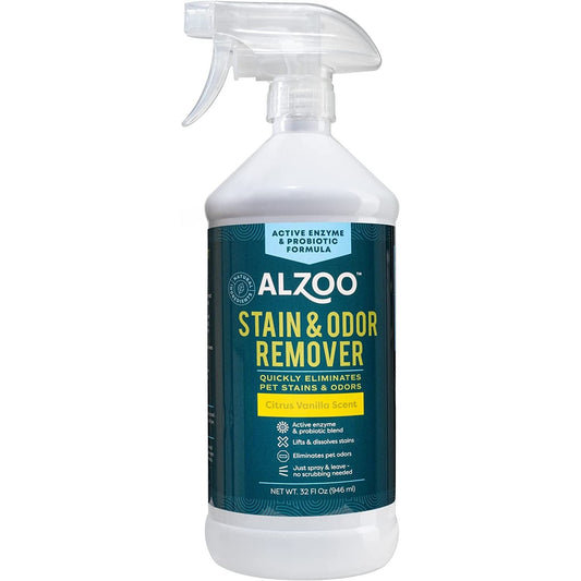ALZOO Stain & Odor Remover Spray — Citrus Vanilla