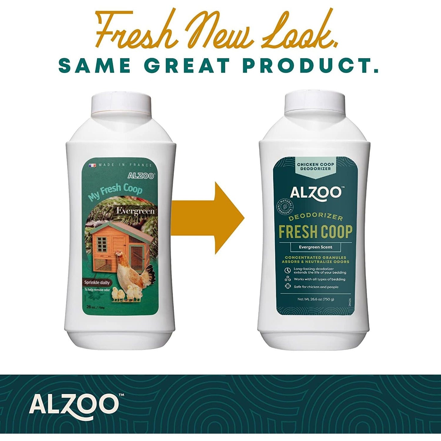 ALZOO My Fresh Coop Chicken Coop Deodorizer — Evergreen, 26 oz