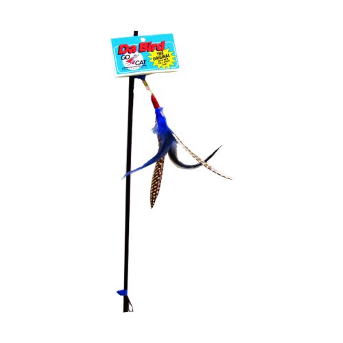 Go Cat Da Bird 2-Piece Pull Apart Cat Wand Toy — Handmade in the USA