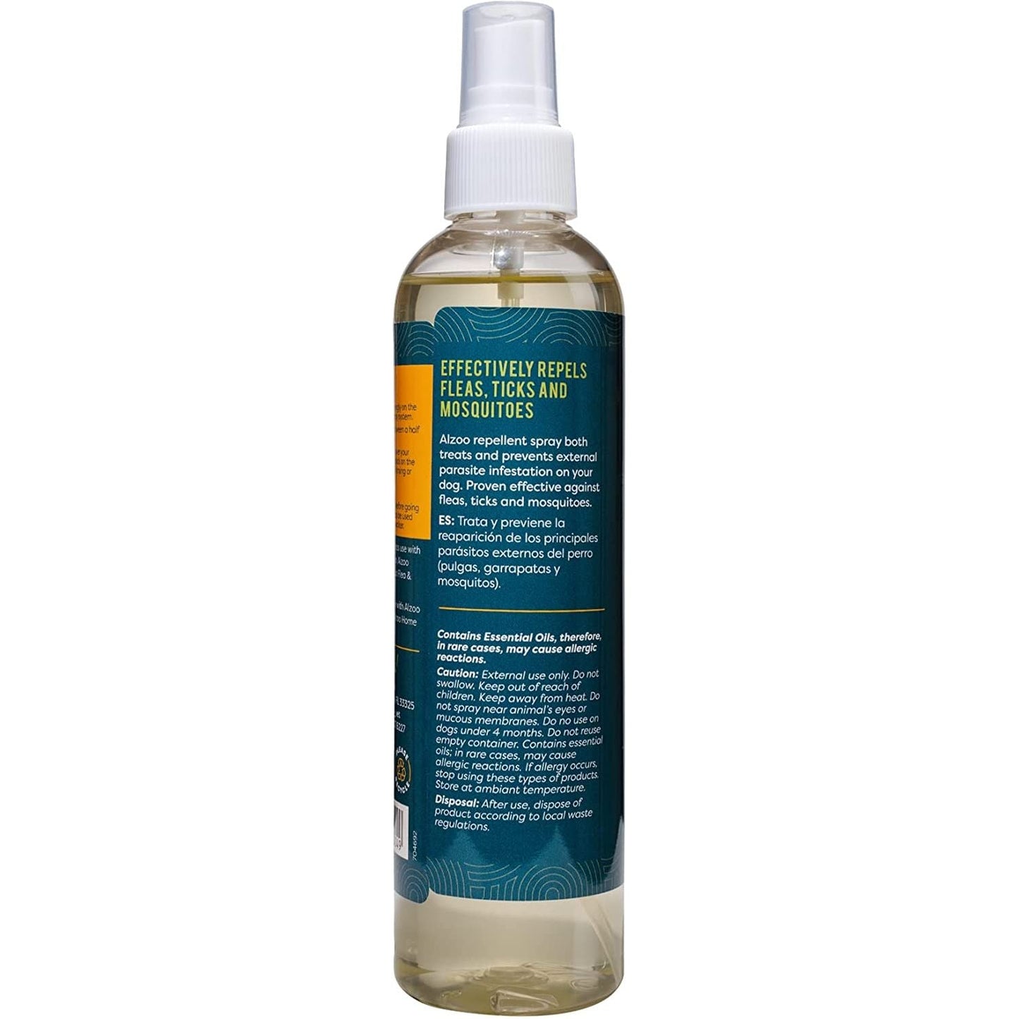 ALZOO Natural Flea & Tick Repellent Spray for Dogs — 8 oz